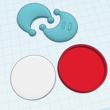 di alimentazione personalizzati luna amiibo gioco figura nintendo mario odissea 3d print model - Mito3D