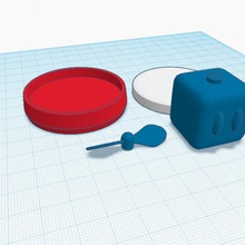 benutzerdefinierte propeller-block amiibo Spiel nintendo Abbildung nsmbw super mario bros new wii 3d print model - Mito3D