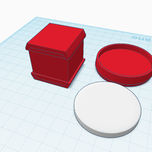 custom red pow block amiibo game figure nintendo super mario 3d world new bros 2 3d print model - Mito3D