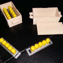shell personalizado caixote playmobil de 1980, a guerra civil do cannon transportadora jogo brinquedo acessórios 3d print model - Mito3D