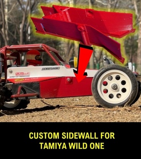 custom side wall tamiya wild one buggy vintage wildone r c vehicles 3d print model - Mito3D