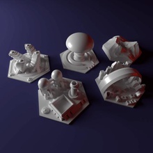 especiais personalizados peça a terraformação de marte peças nr 7-11 jogo conselho administração brettspiel sf spezial 3d print model - Mito3D