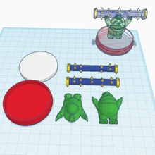 benutzerdefinierte spike amiibo Spiel nintendo Abbildung die spike-bar Feind mario 3d print model - Mito3D