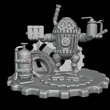 özel Steampunk roboter 3d print model - Mito3D