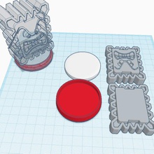 benutzerdefinierte thwomp amiibo Spiel Feind nintendo Abbildung mario 3d print model - Mito3D