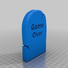 personalizzato lapide gioco 3d print model - Mito3D