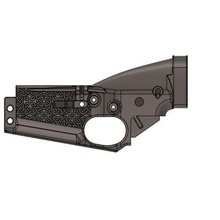 personalizado vikingo Hoffman súper ar 15 receptor libertad rifle táctico 3d print model - Mito3D