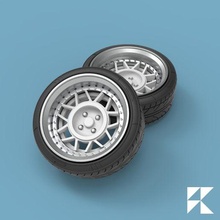 Douane roues vw flocon neige 3pc roue ensemble échelle modèles moulé pression loisir modélisation modèle art jouet voiture résine automobile 3d print model - Mito3D