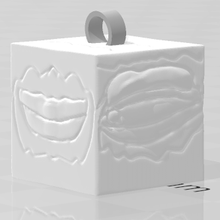 personalizzato yeti faccia gelatina testa portachiavi 3d modello pip 3d print model - Mito3D