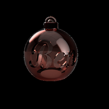 customisable holiday baubles 3d print model - Mito3D
