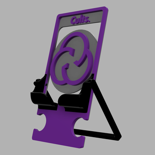 anpassbar zusammenklappbar Mehrfarbig Telefon Stand Kulte Benutzerdefiniert iPhone Android Schreibtisch Büro artikuliert flexi hacken Tablette 3d print model - Mito3D