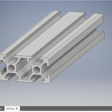 anpassbar 2040 t6 Profil Werkzeug Extrusion Slot Aluminium 3d Drucker Teile 3d print model - Mito3D