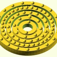 anpassbar Atom Steuerung Ring bohr Customizer Elektron kardanisch Physik Astronomie 3d print model - Mito3D