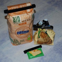 personnalisable sac à clip la maison cuisine manger sceau de 3d print model - Mito3D