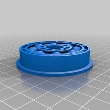 customizable ball bearing flange generator parts 3d print model - Mito3D