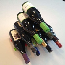 customizable bump strip bottle holder home organization wine useful openscad customizer challenge 3d print model - Mito3D