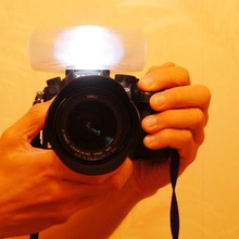personnalisable flash de l'appareil diffuseur gadget cas la photographie 3d print model - Mito3D