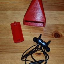 anpassbare Fall bluetooth-Ohrhörer gadget audio Kopfhörer-Halter Ohrhörer Ohrhörer-Halter customizer 3d print model - Mito3D