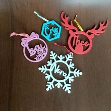 personalizable Navidad decoraciones ornamento pequeño árbol soplador pelota decoración 3d print model - Mito3D