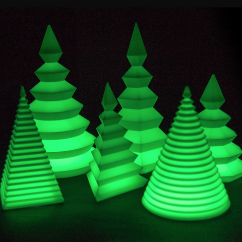 customizable christmas tree home trees decorations customized customizer merrychristmas merry chrismas mini openscad simple st nicholas tannenbaum weihnachten weihnachtsbaum xmas 3D print model - Mito3D