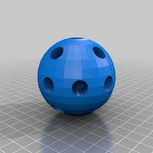 customizable crazy forts connector ball game playsets 3d print model - Mito3D