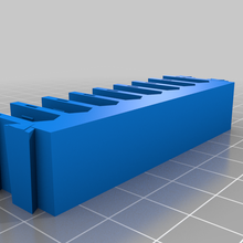 customizable dewalt toughcase bit holder 3d print model - Mito3D