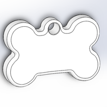personalizzabile cane etichetta animali domestici animale 3d print model - Mito3D