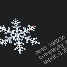customizable easy snowflake art christmas christmas ornament crashdebug customizer decoration winter xmas 2d art