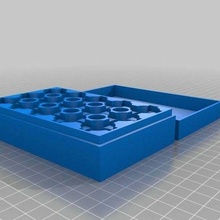 customizable er collet box customizer parts 3d print model - Mito3D