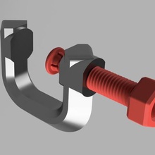 customizable g-clamp stress model various hobby tool diy 3d print model - Mito3D