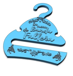 customizable hanger fallera sash failures band valencia senior falleras queens 3d print model - Mito3D