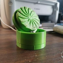 customizable herb grinder 3d print model - Mito3D