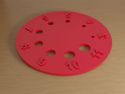 personalizzabile buco valutare calibrazione test openscad 3d stampa stampante fatica panchina 3d print model - Mito3D