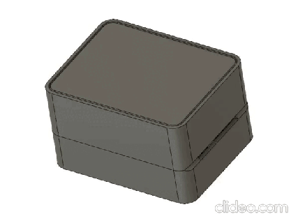 personalizzabile gioielleria scatola telaio elegante Schermo protezione orologio regalo squillare pendente 3d print model - Mito3D