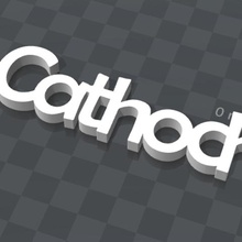 personalizable titular de la clave cathoch art puerta teclas llavero 3d print model - Mito3D