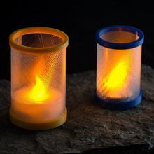 customizable lantern home decor tea light parametric openscad led customizer challenge artistic 3d print model - Mito3D