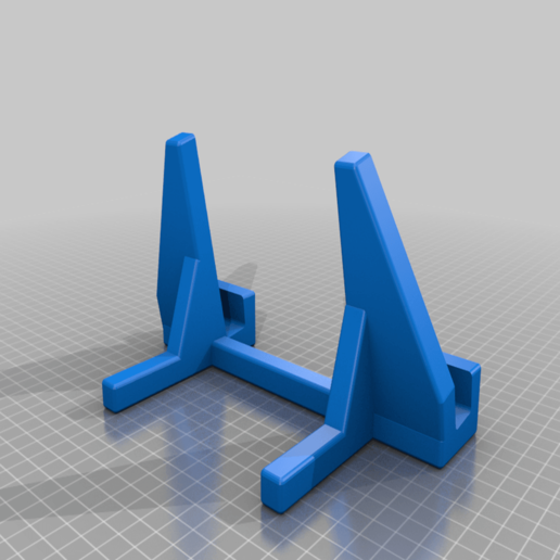 customizable laptop stand near-vertical home office vertical 3D print model - Mito3D