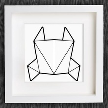 customizable origami crab home 2d art animal bracelet customized customizer decor decoration decorations decorative earring geometric geometrical homedecor jewelry krabbe lowpoly low poly necklace openscad pendant wall 3d print model - Mito3D