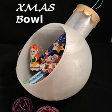 customizable ornament bowl 3d print model - Mito3D
