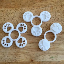 customizable paw fidget spinner game 3d print model - Mito3D