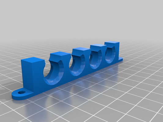 customizable probe holder pitch openscad oszilloskop tool holders boxes 3d print model - Mito3D