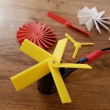 anpassbare propeller-fan tool 3d print model - Mito3D