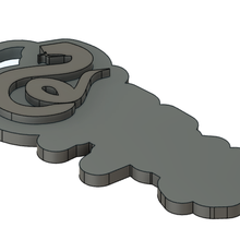 personalizable slytherin llavero gadget anillo de claves harry potter 3d print model - Mito3D