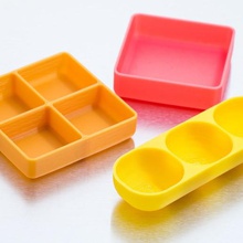 customizable square trays home organization tray parametric openscad customizer customized cup container bowl 3d print model - Mito3D
