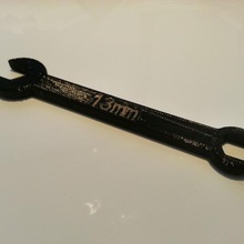 customizable wrench improvedor least changed various customizer diy 3d print model - Mito3D