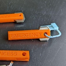 anpassbar Keuschheit Schlüssel sicher Schmuck openscad Schlüsselanhänger 3d print model - Mito3D