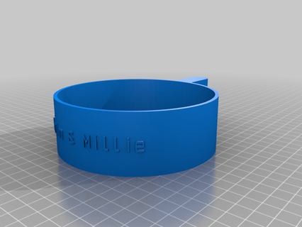 personalizzato 15 tazza cane cibo notizia in anticipo casa animali domestici 3d print model - Mito3D