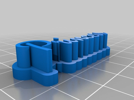 personalizzato 3d piatto sculture 3d print model - Mito3D