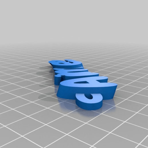 personnalisé amabz pleinement iamburny porte clés Générateur 3D print model - Mito3D