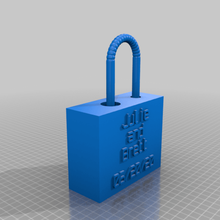 personalizado ponte amar fechadura moda 3d print model - Mito3D